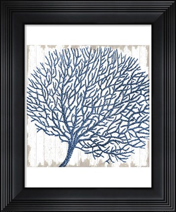 Framed Seaside Coral Print