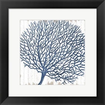 Framed Seaside Coral Print