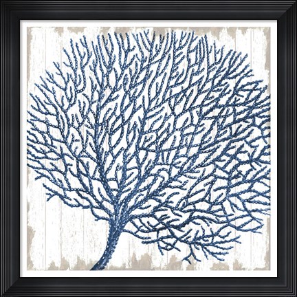 Framed Seaside Coral Print