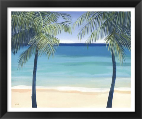 Framed Sea Breeze II Print