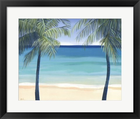 Framed Sea Breeze II Print