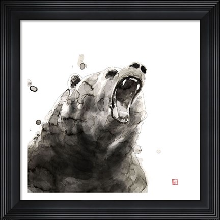 Framed Bear Print