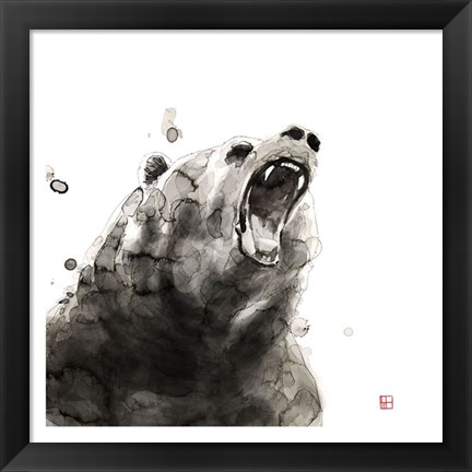 Framed Bear Print