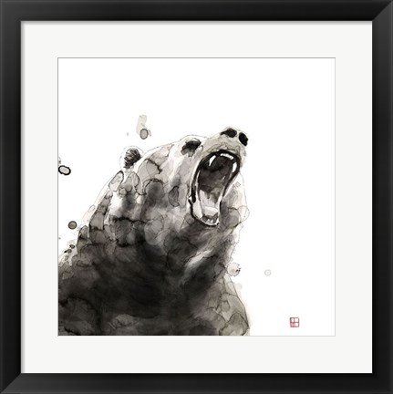 Framed Bear Print