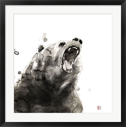 Framed Bear Print