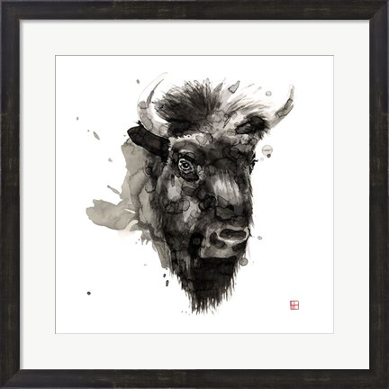 Framed Buffalo Print