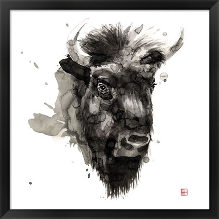 Framed Buffalo Print