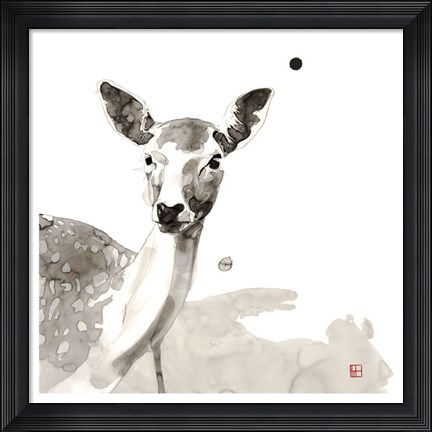 Framed Deer Print