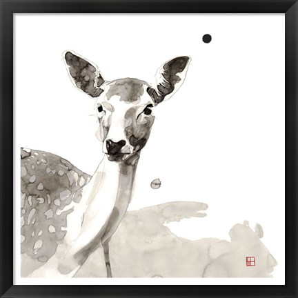 Framed Deer Print