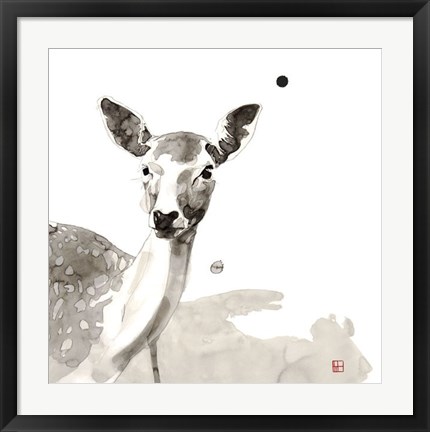 Framed Deer Print