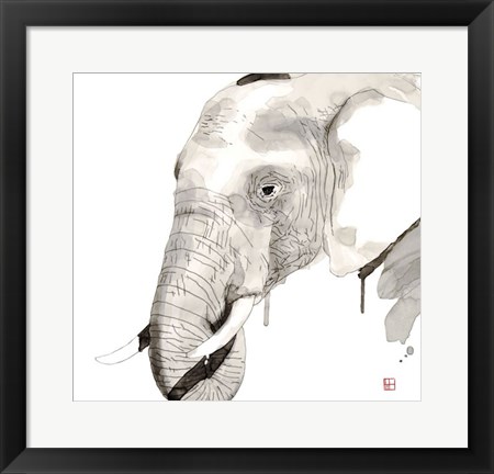 Framed Elephant Print