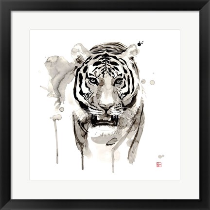 Framed Tiger Print