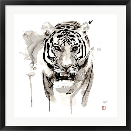 Framed Tiger Print