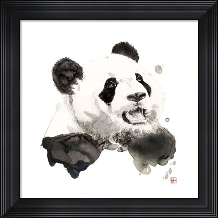 Framed Panda Print