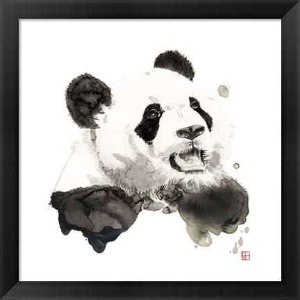 Framed Panda Print