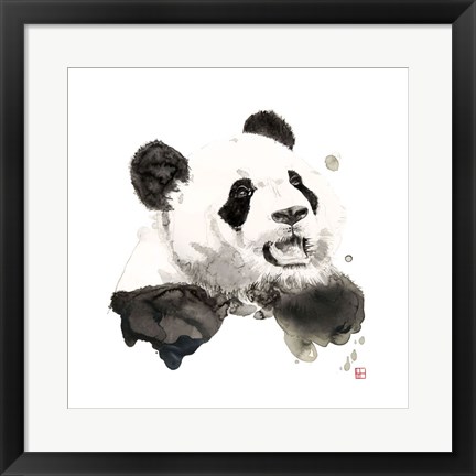 Framed Panda Print