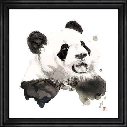 Framed Panda Print