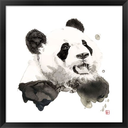 Framed Panda Print