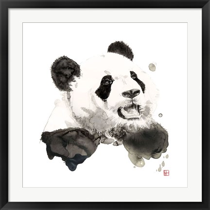 Framed Panda Print