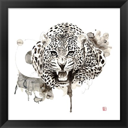 Framed Leopard Print