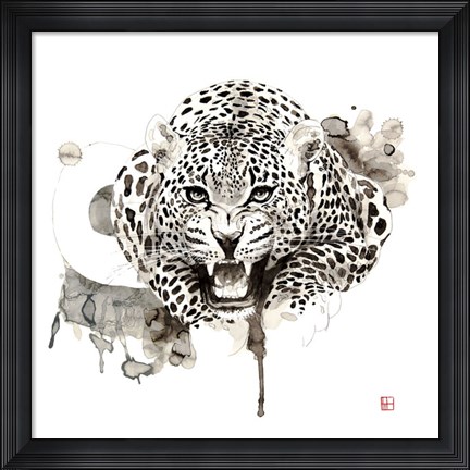 Framed Leopard Print