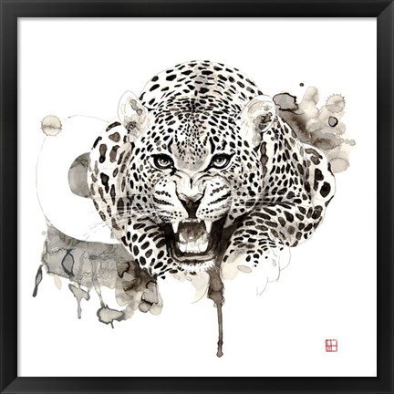 Framed Leopard Print