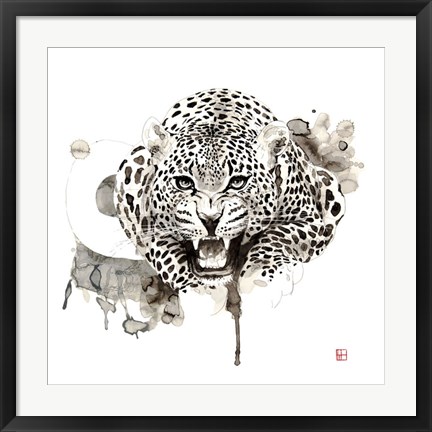 Framed Leopard Print