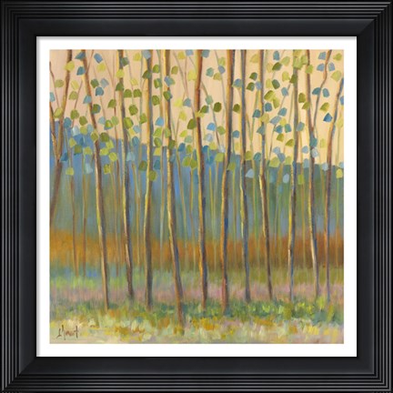 Framed Through Pastel Trees Print