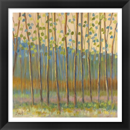 Framed Through Pastel Trees Print