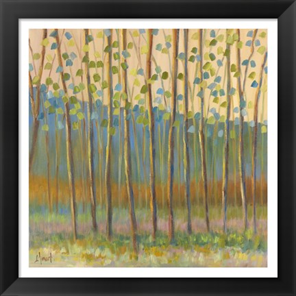 Framed Through Pastel Trees Print