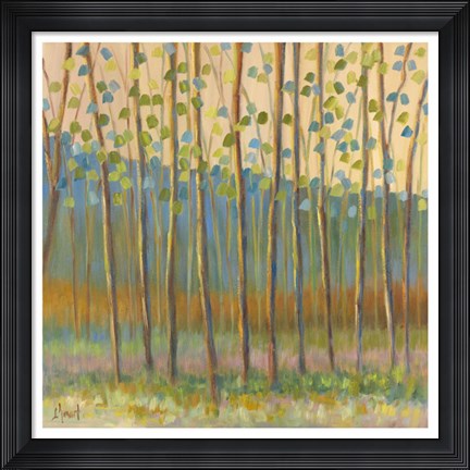 Framed Through Pastel Trees Print
