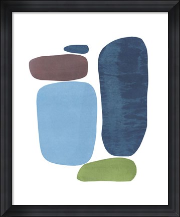 Framed Standing Stone I Print