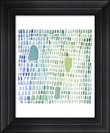 Framed Series Sea Glass No. 1 Print