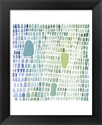 Framed Series Sea Glass No. 1 Print