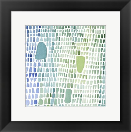 Framed Series Sea Glass No. 1 Print