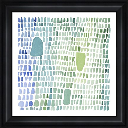 Framed Series Sea Glass No. 1 Print