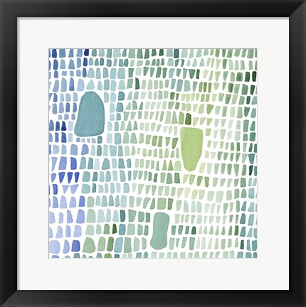 Framed Series Sea Glass No. 1 Print