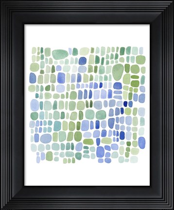Framed Series Sea Glass No. II Print