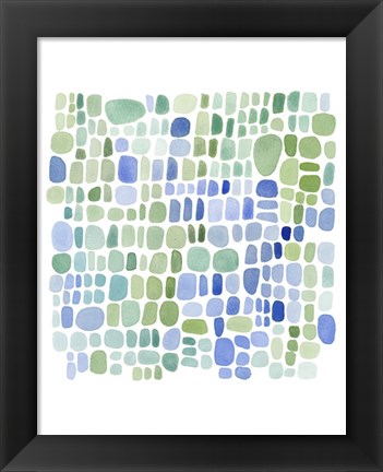 Framed Series Sea Glass No. II Print