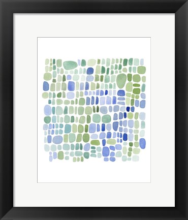 Framed Series Sea Glass No. II Print