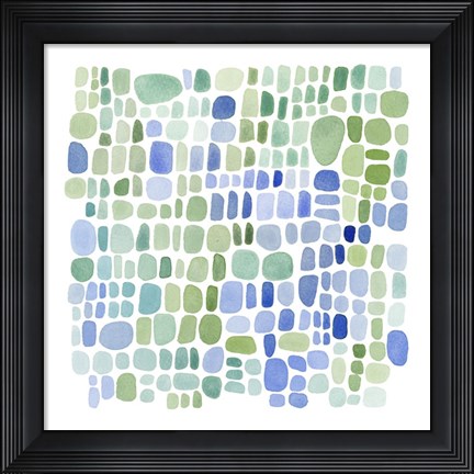 Framed Series Sea Glass No. II Print
