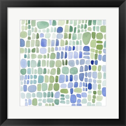 Framed Series Sea Glass No. II Print