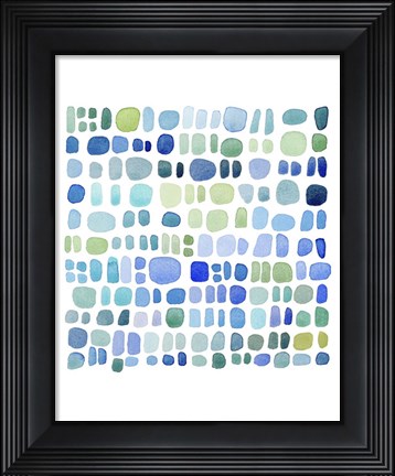 Framed Series Sea Glass No. III Print