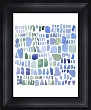 Framed Series Sea Glass No. IV Print