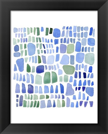 Framed Series Sea Glass No. IV Print