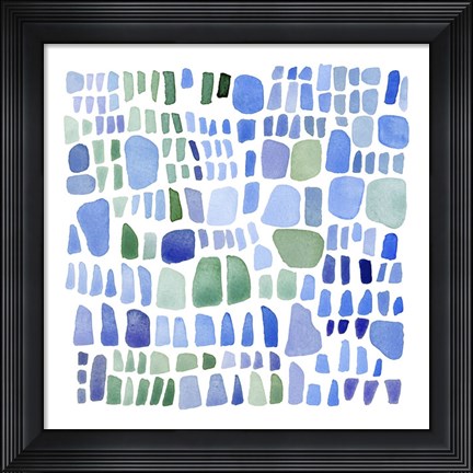 Framed Series Sea Glass No. IV Print