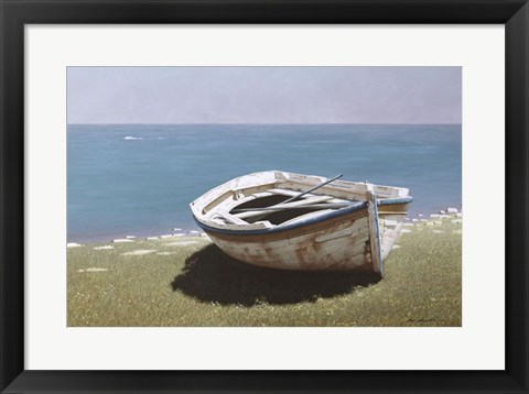 Framed Weathered Boat Print