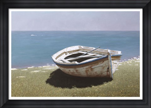 Framed Weathered Boat Print