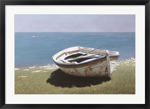 Framed Weathered Boat Print