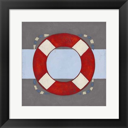 Framed Nautical Graphic II Print